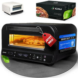 GIU Elektrischer Pizzaofen - Starker Elektro-Ofen fรผr neapolitanische Pizza | Backofen, Pizzaofen, elektrisch, Electric Oven | รber 400 Grad FusionHeat-Tech | Genieรe Steinofen-Geschmack Zuhause