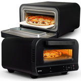 GIU Elektrischer Pizzaofen - Starker Elektro-Ofen fรผr neapolitanische Pizza | Backofen, Pizzaofen, elektrisch, Electric Oven | รber 400 Grad FusionHeat-Tech | Genieรe Steinofen-Geschmack Zuhause
